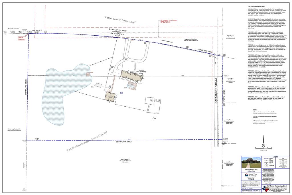 T M Rowland Survey - Land