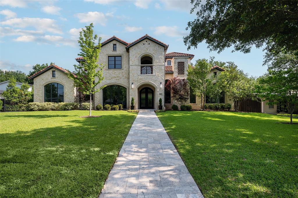 Exquisite style and incredible space abounds in this beautifully curated home perched on over half an acre. This 7447 square foot residence features 5 bedroom suites, 6.1 bathrooms, formals, family room, study, game room and a bonus downstairs space perfect for entertaining or multi-generational living. The recently updated culinary center is open to the casual living and dining areas with tons of natural light throughout. The ideal floor plan is both practical and versatile with the primary and additional bedroom suite downstairs. Gorgeous hardwood floors, art lighting and designer finishes at every turn. Magnificent outdoor living boasts a covered patio with fireplace, sparkling pool, lush landscaping and turfed grassy area. 4 car garage with gated motorcourt. Compelling opportunity to reside in one of the most coveted neighborhoods convenient to private schools, restaurants, shopping, major highways and both airports. *Agent + Client Tours Thursday, June 8 & Friday, June 9 1-3pm*