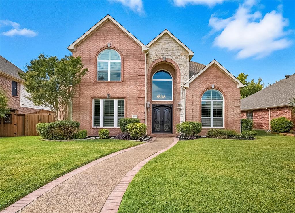 Welcome to your dream home in the Highlands of Russell Park, a vibrant and growing community in Plano, Texas! This stunning two-story residence boasts five spacious bedrooms and four well-appointed bathrooms, making it perfect for families and entertaining.

As you enter, though the upgraded large double custom iron front doors, you'll be greeted by an open concept floor plan that seamlessly connects the large family room to an upgraded gourmet kitchen. The kitchen is a chef’s delight, featuring elegant granite countertops and ample space for meal prep and gatherings. The laundry room has an upgraded cabinet system. The large primary bedroom is conveniently located on the first floor, offering a private retreat with an upgraded bathroom for added luxury. The primary closet boasted an upgraded closet system. A half bath on this level enhances convenience for guests.

Venture upstairs to discover a cozy living room, four additional bedrooms, or one bedroom can be versatile space that can be transformed into a gym. The expansive media room is perfect for movie nights or hosting friends, accompanied by two more bathrooms to accommodate family and visitors.

Step outside to the large backyard, where you’ll find an inviting outdoor grilling area, ideal for summer barbecues or relaxing evenings under the stars. The three-car garage provides ample storage and parking options.

Situated in a community known for its excellent schools, parks, shopping, and dining, this home is not just a place to live but a lifestyle to embrace. Don’t miss the opportunity to make this remarkable property your own!