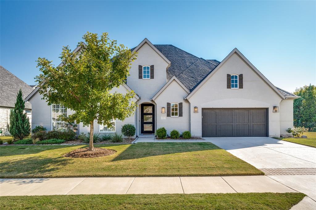 Prosper ISD and a gated community, Parkside! Great community with lots of privacy at the end of a cul de sac and nothing but a dry creek and trees behind you. The home was build by American Legend and features many upgrades. Decorative lighting inside and out, all counter tops are topped with quartz, 12 X 24 inch decorative tile at all wet areas, plush carpet and awesome wood floors create a model like home look. The kitchen has been elevated to another level, 48 Kitchen Aid professional gas range with 2 ovens and a griddle top, a separate convection oven, super quiet Kitchen Aide Dishwasher and high powered vent! There is plenty of storage throughout with extra closets and a huge epoxy floored garage. Very efficient home with a ton of natural light. The home is fitted with a water softener and filtered drinking water. Media, speakers and TV will convey with acceptable offer. Owner is also the agent. You don't want to miss this one!