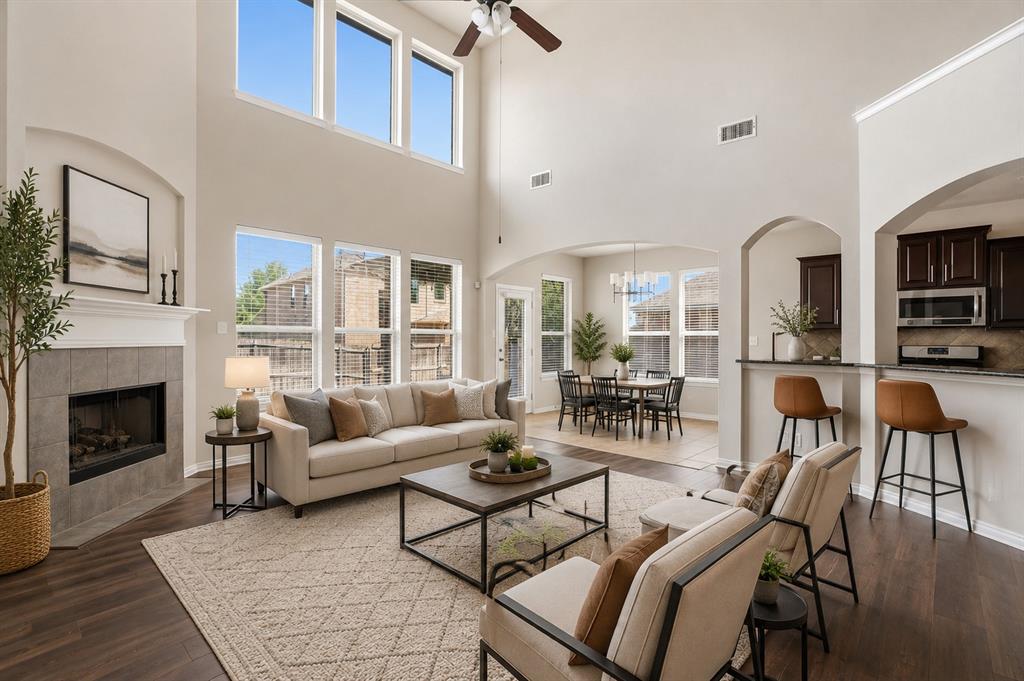 Beautifully designed 2-story home in North Fort Worth featuring 4 bedrooms, 3 full bathrooms, a private office, 2 dining areas, and versatile living spaces throughout. ***ASSUMABLE FHA LOAN at 2.875% interest rate*** Built by Standard Pacific in 2011, this home offers an open-concept layout with soaring ceilings and abundant natural light.
The spacious kitchen is perfect for entertaining with granite countertops, extensive cabinet space, a coffee bar, and seamless views into the inviting living room with a fireplace. The first-floor primary suite provides a private retreat, while an additional downstairs bedroom and full bathroom offer an ideal setup for guests or multigenerational living. Upstairs features bedrooms, a full bathroom, and a large game room or secondary living area. Tucked behind a hidden door off the upstairs living space is an oversized storage area. 

Residents of Creekwood enjoy scenic walking trails, two stocked fishing ponds, basketball courts, a community pool, playground, and greenbelt spaces perfect for outdoor recreation. The Creekwood HOA also hosts multiple family-friendly events throughout the year, including the July 4th Bike Parade, Turkey Trot, and Meet Santa in the Circle, creating a true sense of community. Conveniently located near shopping, dining, and major highways for an easy commute throughout DFW.

***Some photos have been virtually staged using AI technology to illustrate the property's potential layout and use of space. Furniture, décor, landscaping, and other enhancements shown in these images are for visualization purposes only and may not reflect the current condition of the property.