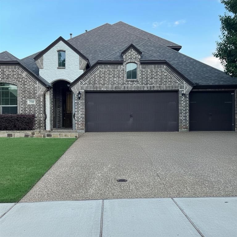 DO NOT MISS OUT ON THIS NORTH-FACING, 1.5-story home located on a quiet street in the heart of McKinney within the highly desirable Prosper ISD. It offers a 3-car garage with storage and an exit door to the backyard. The main level features a stunning stone fireplace, a bright home office or playroom behind French doors, and an open-concept kitchen equipped with newly renovated quartz countertops, stainless steel appliances, and a large breakfast bar. The downstairs layout includes a spacious primary suite with a walk-in super shower and a walk-in closet, thoughtfully split from two secondary bedrooms. Upstairs, a massive bonus room with a private full bathroom and walk-in closet serves as a perfect 4th bedroom, media room, guest suite, in-law suite, game room, or private office—the choice is yours! The oversized grassy yard features a pergola and an extended patio, perfect to relax and enjoy many family gatherings.