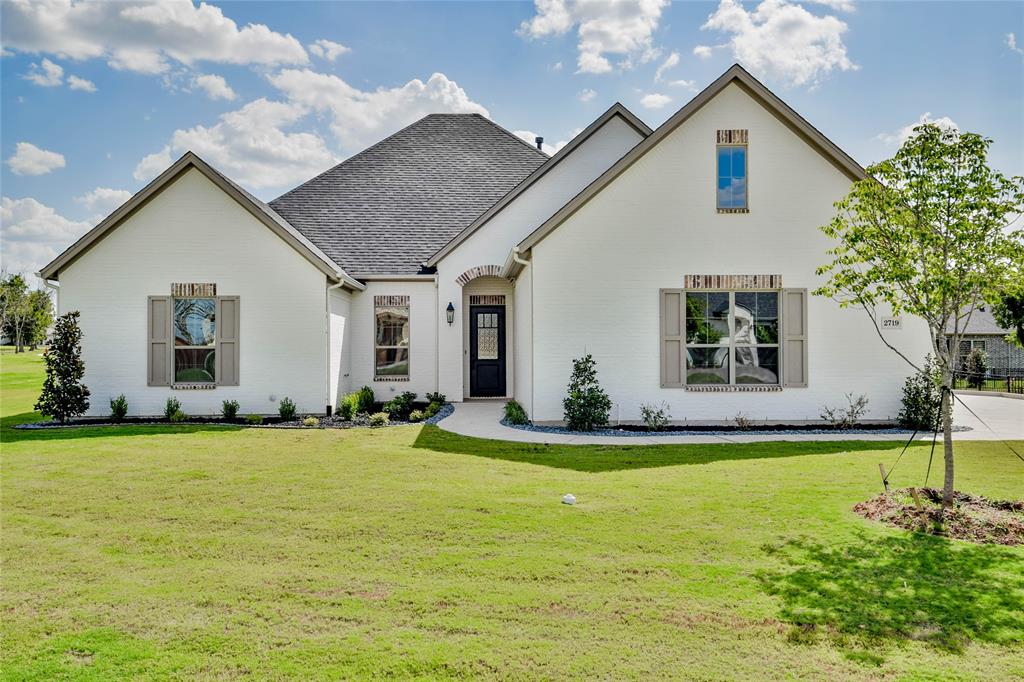 Exceptional Value in Pecan Plantation for a New Build! Step into luxury and value with this gorgeous new construction by the trusted team at Plumlee & Hopper, part of the Preferred Pecan Builders group. This stunning home offers a low cost per square foot among active new builds (2024–2025) in Pecan Plantation – a rare opportunity to own a high-quality home at an incredible price! Featuring a spacious open-concept layout, this 4-bedroom, 3-bathroom home is packed with premium finishes and thoughtful details throughout: Chef’s dream kitchen with a large island, farmhouse sink, gas cooktop, and designer lighting. Elegant gas-log fireplace in the living area for cozy evenings. Luxurious primary suite with a Texas-sized closet and direct access to a utility room with space for a freezer. Upstairs bonus room with full bath and walk-in closet – ideal for guests, media room, or home office. Flexible 4th bedroom could also serve as a study.  Energy efficiency is top-of-mind, with fully encapsulated foam insulation, tankless hot water heater and a 500-gallon buried propane tank in the backyard. Outdoor living features a covered patio perfect for relaxing or entertaining. Golf lovers will appreciate the 2-car garage PLUS a separate 15x12 golf cart garage. Located across from shopping and the Pecan Activity Center, you'll be just steps from walking trails, pickleball courts, and everything else this guarded, gated golf course community has to offer.  One-time Pecan Plantation transfer & initiation fee of $5,496 (paid by buyer at closing). Monthly HOA assessment: $205.
Buyer to verify square footage, dimensions, and school zones. Don’t miss this chance to own a beautiful, quality-built home in one of the area's most sought-after communities. Schedule your tour today!