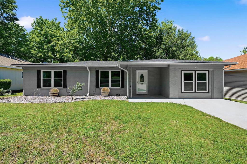 Completely rebuilt and move-in ready, this beautifully updated 3-bedroom, 2-bath home offers peace of mind with major improvements already done for you. From the brand-new foundation, joists, beams, and piers to updated plumbing, electrical, windows, flooring, cabinets, paint, and fixtures. Nearly every inch of this home has been renovated with care. Inside, you’ll find a fresh, functional living space designed for everyday comfort. Both bathrooms have been fully updated, and the home also features new ceiling fans, updated texture throughout, and a spacious layout ready for its next owner. The roof was replaced approximately 5 years ago, and the HVAC system was updated around 10 years ago, offering plenty of remaining life and added value. Outside, enjoy a fully fenced backyard, a large storage shed, and a brand-new driveway. Conveniently located a minute from Hwy 120 and Hwy 289, this property offers an easy commute while still enjoying the charm of small-town living. Located near highly sought-after Pottsboro schools, this home is a great opportunity for first-time buyers, families, or investors looking for a turnkey property in a growing area near Lake Texoma. Homes with this level of renovation and location convenience do not come available often. Schedule your showing today or attend the Open Houses - this Saturday, May 23rd from 11am-1pm or Sunday, May 24th from 1pm-3pm!