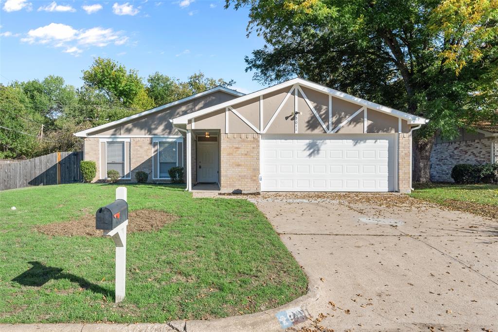 Check out this lovely Arlington home that is move in ready for its new owners! Home makes great use of space with two living areas! One living room is open to the kitchen and has a cozy brick fireplace. Kitchen features granite countertops and stainless steel appliances. Sliding glass doors lead to a large patio and nice sized fenced in backyard! Quick access to shopping, restaurants, and highways. So much to love. You will want to call this house, HOME!