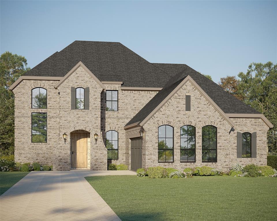 Step inside from the covered front porch to a stunning two-story grand staircase foyer entrance. Rich wood flooring leads through the spacious open floor plan which connects the kitchen, dining and family room. The large family room showcases a corner fireplace opening to the dining area with wall to wall windows and access to the outdoor living area. The kitchen is a chef's dream with a 6-burner gas cook top, quartz counter tops and custom cabinets, a spacious pantry as well as a Butler's pantry. The private main bedroom features an en suite bathroom with a free standing tub, walk in shower and separate vanities. An oversized walk-in closet conveniently leads to the utility room. Bedroom two and bath, a powder bath and a study complete the first floor. Two upstairs bedrooms, two bathrooms, a game room and a charming sitting area will provide space for family fun and entertaining for years to come. This amazing home is a must see!
