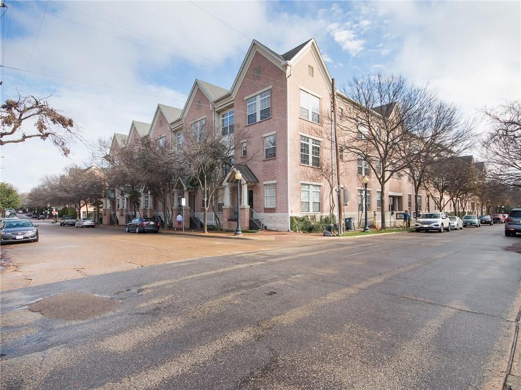 Sophisticated community tucked away in the highly desirable State Thomas neighborhood of Uptown. Looking for amazing walkability?? Look no more! Walk out your front and be within blocks to coffee shops, dining venues, entertainment hotspots, gyms and even Whole Foods. Enjoy being just minutes from the Arts District, Klyde Warren Park, West Village, Turtle Creek, Downtown and Oaklawn. This spacious 1-bedroom, 1-bathroom offers over 850 sqft and is located on the 1st floor with pool views. Updated kitchen, hardwood flooring, vaulted ceilings and spacious walk-in closet. Stackable W-D and refrigerator included. Community amenities include a 24-hr concierge, a fabulous lap pool, spa, an outdoor courtyard with seating and grilling areas and fitness center. Secure resident garage with 1-assigned parking spot.