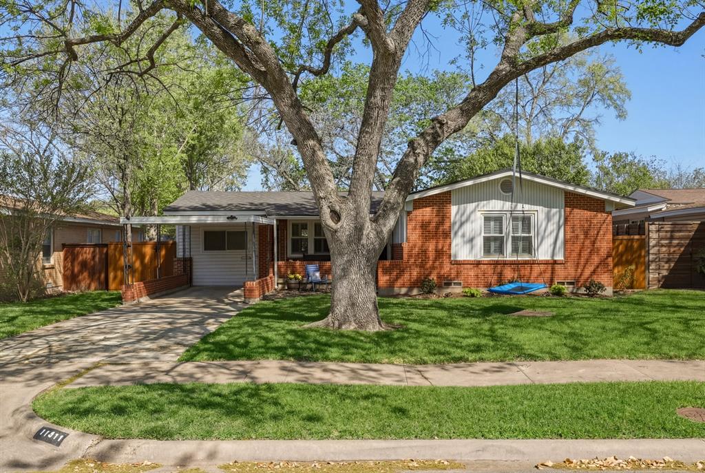 Located on a wonderful street in Lochwood, this thoughtfully updated home offers a warm, inviting setting ideal for everyday living. Wood floors flow throughout, complemented by a formal living and dining area and a spacious second living room with built-in cabinetry—perfect for relaxing or gathering with friends and family. The eat-in kitchen features granite countertops, stainless steel appliances, and a charming breakfast nook with additional built-ins for both function and character. Each of the three bedrooms is generously sized, providing comfortable retreats, while the backyard offers exceptional room to play and entertain. A newly added wood deck overlooks the expansive yard with ample space for a future pool, creating the perfect backdrop for outdoor entertaining. Recent updates include a new roof (2025), new fence (2025), and new water heater (2024). Ideally located just moments from White Rock Lake, this Lochwood home seamlessly blends comfort, style, and convenience.
