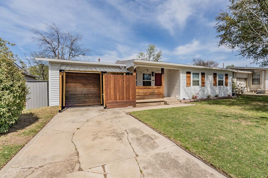 Move in Ready!  This rare find is FOUR bedrooms and is adorable! This home in the heart of North Richland Hills and is filled with custom updates from upgraded appliances , cabinets, granite countertops and updated bathrooms. Newer HVAC unit (replaced in 2021) and new water heater in 2020. Fridge and stackable washer and dryer convey with the home. The decorator colors and thoughtful spaces make this cozy home great for a family, a first home investment property or someone looking for low maintenance living.  The massive backyard is a great place to entertain or plant a garden.  Priced to sell and move in ready.