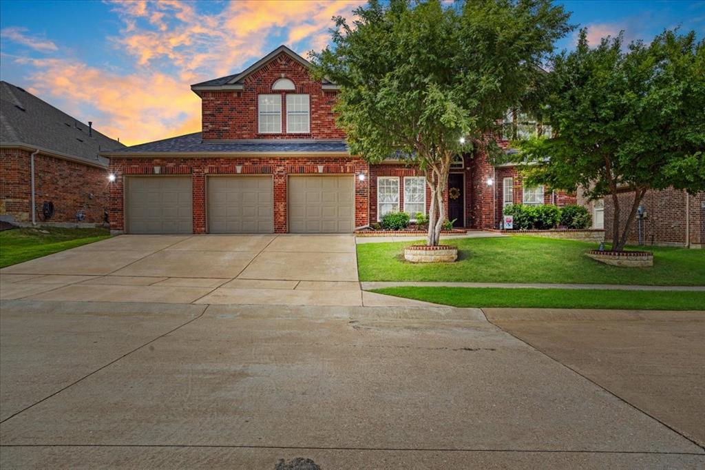 A fantastic north facing beautifully designed home that combines modern comfort, functional
living, and timeless style in one of North Texas’ fastest-growing communities. From the
moment you arrive, you’ll appreciate the thoughtfully landscaped
exterior, and welcoming atmosphere.
Inside, the home features include an open-concept layout filled with natural
light, spacious living areas, designer finishes throughout, and a dramatic two-story
stone fireplace from floor to ceiling. The chef-inspired kitchen offers abundant cabinetry,
generous counter space, double oven, oversized walk-in pantry and a seamless flow into the
main living areas, making it perfect for everyday living and entertaining.
The private primary suite provides a relaxing retreat with a large shower,
spa-like tub, and oversized closet. Large safe in master closet comes with the home.
Additional bedrooms offer flexibility for guests, family, or a fitness space. The
sixth bedroom easily transforms into an office with custom built-in cabinets. The large dining
room, game room and media room finish out the home, providing everything a family will
need.
Step outside to enjoy a backyard and large covered patio designed for relaxing evenings,
weekend gatherings, and outdoor enjoyment with plenty of room to personalize your own
private oasis. Plus, an oversized three car garage, large enough for a truck. Garage wire
shelving included.
Home features a mud room with built-ins perfect for coats or kid’s backpacks. Mud room
refrigerator is also included. Also included are smart home features with smart light switches,
smart garage door openers, and a Rachio Smart Sprinkler Controller.
Ideally located near top-rated schools, shopping, dining, and major commuter routes, this
home offers the perfect balance of small-town charm and modern convenience. Experience
the exceptional lifestyle and community atmosphere that make Celina one of the most
desirable places to call home. No MUD or PID!
