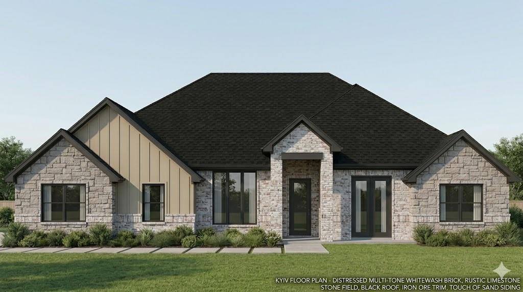 Welcome to this beautifully crafted new construction home by Ryco Homes, offering 2,585 square feet of thoughtfully designed living space in the desirable Middlewood community. This spacious floor plan features 4 bedrooms, 3 full bathrooms, a dedicated study, and a 3-car garage. The open-concept layout centers around a large living room that flows seamlessly into the kitchen and dining area, creating the perfect space for entertaining and everyday living. The private owner's suite offers a relaxing retreat with a luxurious ensuite bath, dual vanities, soaking tub, separate shower, and generous walk-in closet. A split-bedroom design provides privacy, while the dedicated office offers flexibility for working from home or additional living space. Enjoy peaceful Texas evenings from the covered back patio overlooking the backyard. Built with quality craftsmanship and modern finishes throughout, this home combines style, functionality, and comfort in one exceptional package. Schedule your showing today and experience all this beautiful Ryco Homes property has to offer. Estimated Completion Date November 2026.