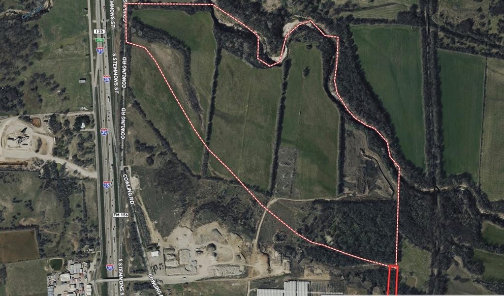 Discover 130+ Acres of versatile land located outside of city limits, and just half a mile from the new expansion bridge on I-35. This property, currently classified as Agricultural Exempt, is bordered by Clear Creek and offers abundant wildlife, including deer, making it ideal for hunting, recreational activities, and outdoor enjoyment. The land is well-suited for agriculture, recreation, or investment opportunities. Please note, the parcel is prone to flooding due to its flood plain designation, which enhances its natural beauty and wildlife habitat but should be considered for any future plans. Don’t miss this unique opportunity to own a spacious, wildlife-rich property with excellent access and proximity to Denton and Sanger. Information deemed reliable, but not guaranteed. Buyer and Buyer's Agent to verify that all information contained herein is accurate.
