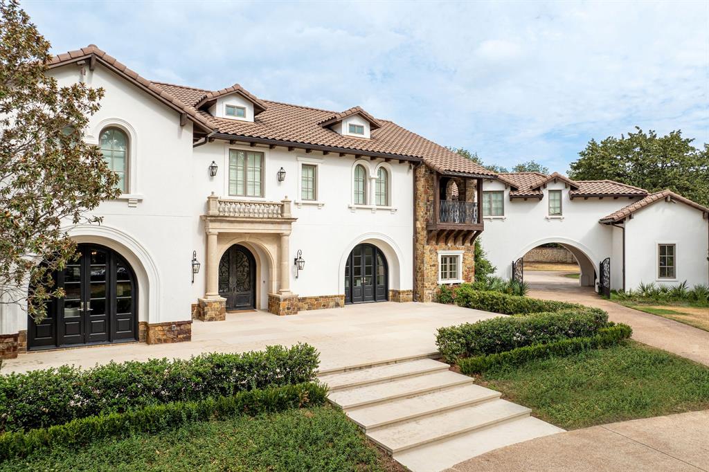 An extraordinary estate located in the exclusive guard gated community of Chateau Du Lac! Sellers just completed extensive renovations and the property is like new. Nestled on a sprawling 2 acre lot, canvassed by mature trees, highlighted by lush landscaping & completely private! You are welcomed by an oversized Lueders limestone patio leading to a grand & dramatic entry flooded with natural light, Oversized bedroom suites, Primary bedroom w-spa bath, custom closet, coffee bar + office. Numerous fireplaces, 1st floor media room, game room and temperature controlled custom wine cellar designed by Vineyard Wine Cellars. Beautiful wooden beamed ceilings + Formals. Top of the line Chef's Kitchen with Sub-Zero and Wolf appliances. Inside flows seamlessly to the outdoor paradise, creating a lifestyle of ease & leisure. Relax in the pool or by the outdoor fire pit. This estate offers abundant space for enjoying a chic, sophisticated lifestyle that is unmatched for this area.