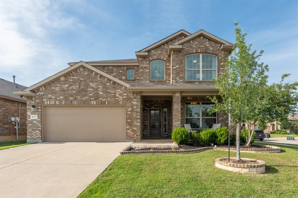 PRICE REDUCTION..... MUST SEE!
Welcome to 917 Cushing Drive, A Stunning, Completely Remodeled Home!
Step into a fresh start at 917 Cushing Drive, a completely remodeled home designed with comfort, style, and peace of mind in every detail. 

Discover the perfect blend of modern design and thoughtful craftsmanship in this 2 story, 4 bedroom, 2.5 bath, office, 2 living space home. This home feels brand new, offering you peace of mind with updated construction, energy-efficient systems, and stylish, contemporary finishes throughout.  From the moment you arrive, you'll be drawn in by its charming curb appeal, modern finishes, and light-filled spaces that invite you to relax and stay awhile.  Inside, a spacious open floor plan connects the heart of the home, a gorgeous chef’s kitchen, to the bright and airy living and dining areas, creating the perfect setting for everyday living and effortless entertaining. High ceilings, rich floors, and designer touches throughout bring a sense of warmth and sophistication.
The private primary suite is a true retreat, featuring a spa-like bathroom with a soaking tub, walk-in shower, and dual vanities. Three additional bedrooms plus a home office offer flexibility for guests or a growing family.  Oversized living space upstairs offers a retreat from activity downstairs.
Everything here is brand new - from custom tile selections to plumbing, electrical, and insulation - giving you the best of modern living with none of the worries. Outside, enjoy a beautifully landscaped backyard ready for summer BBQs, gardening, or simply unwinding under the stars.  The oversized patio features a custom pergola and seating to watch the game. Shed is placed on solid foundation and conveys with home.
Northwest ISD schools.  Located in a friendly, established neighborhood with community pool and easy access to parks, schools, shopping, and major highways.

All furniture, including patio, is available for purchase.