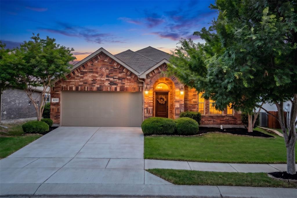 Welcome home! Nestled in the desirable Artesia community in Prosper, TX, this beautifully maintained north-facing, one-story home offers comfort, functionality, and thoughtful updates throughout—and is zoned to highly rated Prosper ISD schools.

New interior paint throughout creates a bright and inviting atmosphere from the moment you step inside.  A formal dining room greets you at the entrance, perfect for hosting intimate dinners or special occasions. The spacious living room flows seamlessly into the kitchen, creating an ideal layout for both everyday living and entertaining. The kitchen is a true centerpiece, featuring a large island with breakfast bar, granite countertops, a walk-in pantry, a new KitchenAid dishwasher, and a recently upgraded garbage disposal. An additional breakfast nook provides the perfect spot for casual meals and morning coffee.

The primary suite offers a relaxing retreat, complete with an ensuite bathroom featuring dual sinks, ample counter space, a garden tub, an oversized shower, and a large master closet for everyday comfort. Secondary bedrooms provide great flexibility for young children, guests, or a home office setup. The home also includes a well placed full bathroom and a convenient half bath for visitors.

Step outside to a charming back patio overlooking a lush green yard with an 8 foot privacy fence, perfect for relaxing evenings or weekend gatherings.  

Additional highlights include crown molding throughout, and an EV charger in the garage, offering modern convenience for electric vehicle owners.

This home combines comfort, space, and versatility in a fantastic location within Artesia—don’t miss your opportunity to make it yours!