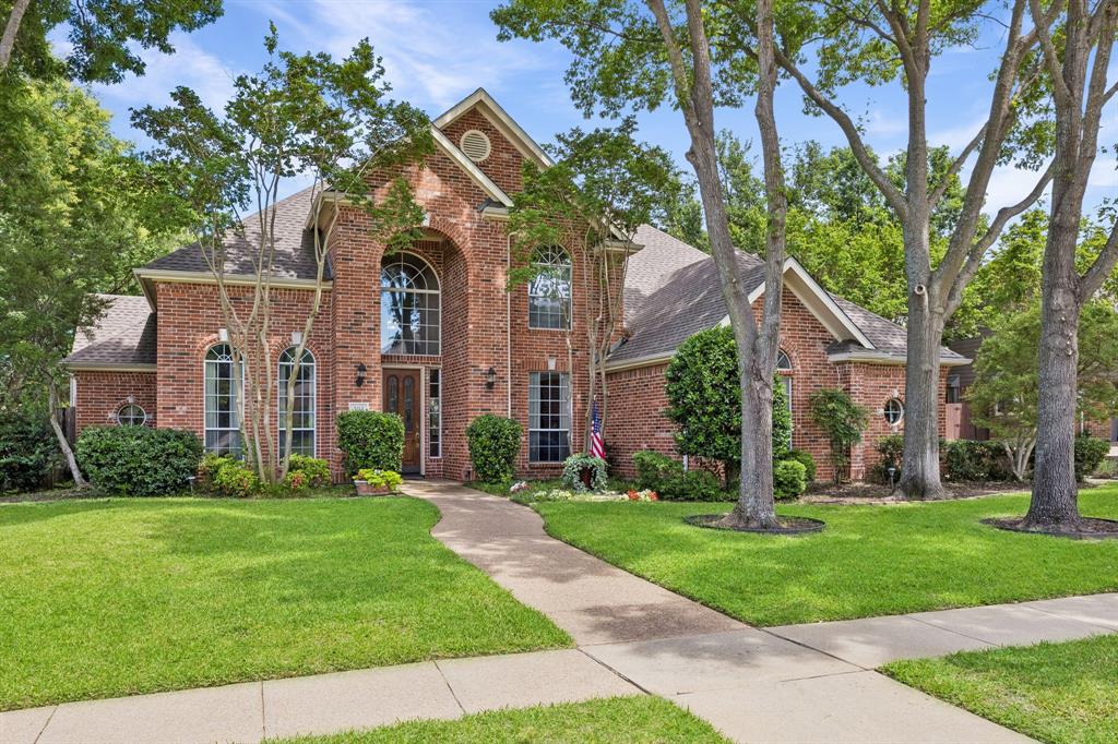 LOCATION! LOCATION! LOCATION! Welcome to 303 Waterford Ct, an exceptional residence nestled under a canopy of trees on a quiet cul-de-sac street in highly desirable Stone Lakes Addition of Southlake. Priced under market, this large home is a blank canvas for the new owner to create their dream home with their desired updates and choices. The pool & spa was completely renovated days ago!  Just a short walk or bike ride from Carroll Senior High, this beautiful 3,562 sq ft home offers space, elegance, comfort, & flexible functionality that today's buyers want, and a resort style pool-spa & large backyd for multiple play and gardening areas.  Boasting 4 spacious bedrooms, each with a private ensuite bath, a half bath for guests, a dedicated study, 3 Living and 2 Dining areas, AND a large open kitchen with oversize granite island, this home is thoughtfully designed to accommodate entertaining, everyday family life and generational living. For beauty and safety, the pool and backyard are visible from the giant Primary Bedroom, study, kitchen, breakfast room and living room.  The attached 3-car garage and extended driveway offers abundant parking and additional space for storage. Life in Stone Lakes extends well beyond your front door. Residents enjoy an impressive array of community amenities including scenic lakeside walking paths, tennis courts, a basketball court, a playground, and a neighborhood pool — everything you need for an active and connected lifestyle just steps from home. The nearby CISD Aquatics Center adds even more options for recreation and fitness. Families will also appreciate the unbeatable location within the nationally acclaimed Southlake Carroll ISD, with both Carroll Elementary and Carroll Senior High School just a short distance away. Stone Lakes Addition is renowned for its tree-lined streets, peaceful atmosphere, and close proximity to Southlake Town Square, upscale dining, premier shopping, and major highway access. Come take a look today.