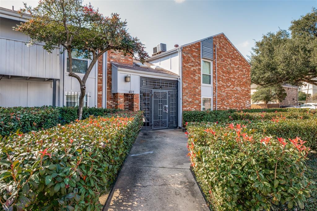 Beautifully updated and move-in ready 2-bedroom, 1-bath second-floor condo in a PRIME Oak Lawn location just off Wycliff Ave and the Dallas North Tollway. Set in a charming 37-unit community with a lush courtyard and sparkling pool, this home offers a bright, clean, and well-maintained feel throughout. Recent updates include energy-efficient windows installed by the HOA in 2021 and a completely new HVAC system in 2022 for added comfort and efficiency.
The spacious living room features a wood-burning fireplace and opens to a modern kitchen with stainless steel appliances, white cabinetry, marble backsplash, and quartz countertops. Tile floors and showers have been refreshed, and fresh paint throughout creates a cohesive, move-in ready. The primary bedroom offers flexible space for a home office or sitting area. 
Enjoy your private balcony, a utility closet with stackable washer and dryer included plus bonus storage, and one assigned parking space with ample street parking. It is conveniently located minutes from Uptown and Downtown with easy access to major highways, dining, shopping, grocery stores, and parks.