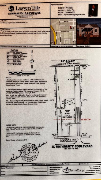 Highly desirable MFR duplex zoned lot on University between Lemmon and Inwood.  Property is conveniently located near airports, Highland Park, downtown Dallas and incredible shopping.