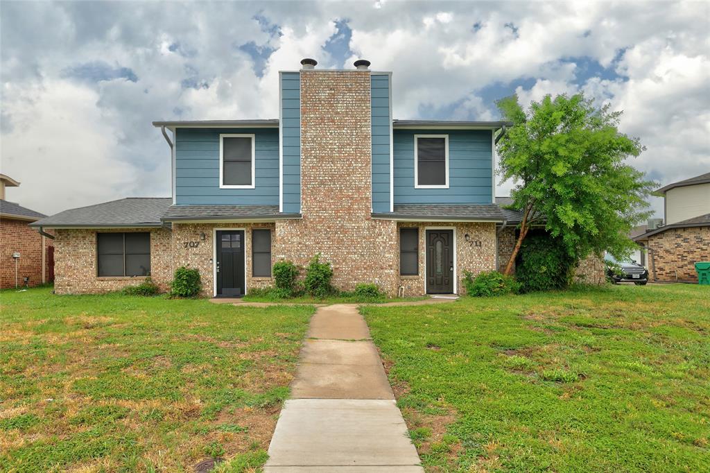 Backing up to Cooper Creek Trail, 707 and 711 Wolftrap offer beautifully updated and very spacious 3-bedroom, 2-bath duplex living in a convenient location close to colleges and the park. With a new roof in 2025 and new siding, these homes combine comfort, updates, and great outdoor access. The living room features a cozy wood-burning fireplace and flows into the open kitchen, creating a welcoming layout for everyday living and entertaining. The kitchen includes a refrigerator, and full-size washer and dryer connections are also provided for added convenience. The primary bedroom is located downstairs and includes a private bath and a large walk-in closet. Upstairs, you’ll find two additional bedrooms and a full bath, offering plenty of space and flexibility. Each unit also includes a garage with opener, a private yard, and is available now. Enjoy the peaceful setting with direct access near Cooper Creek Trail while still being close to shopping, dining, colleges, and parks
For a private showing or virtual tour please text TDT # 27 to 88000