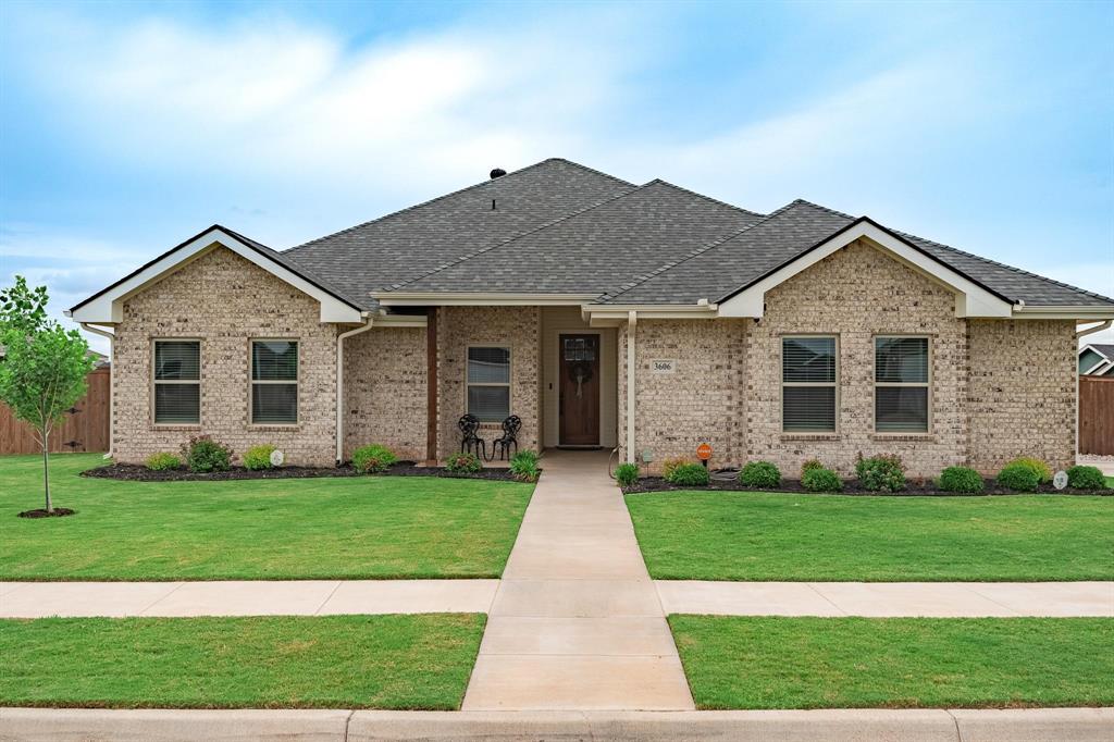 Come and get it! 4 bedroom, 2 bathroom 1775 sq ft home, located in Wylie West ISD on a corner lot, and loaded with extras! From the upgraded granite countertops in the kitchen, the stained wood barrel ceiling, built-in cabinets and decorative electric fireplace in the living room, gutters, landscaping to include trees, flower beds, and extended back porch, this home has so much to offer! Built in 2023, this spacious, open-concept, split bedroom floorplan features luxury vinyl plank flooring throughout with carpet in the bedrooms. The primary bedroom is oversized with gorgeous wood plan ceiling, dual sink vanity, dual closets with a separate garden tub and shower. The yard has been treated with tender loving care, grass is plush, and trees have been planted for you to watch grow! This one is a must see.

Multiple offers received, highest and best due by 9:00 AM Tuesday 6-9-26