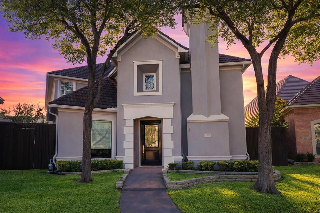 Reimagined with a fresh, modern color palette, this exceptional home in the Preston Trails area offers the space, flexibility, and refined finishes today’s discerning buyer demands. Ideally positioned at the end of a quiet cul-de-sac within an exclusive gated community, the property combines privacy with elegant, functional living. The light-filled floor plan features large portrait windows and newly refinished smooth walls—intentionally designed to showcase significant art. Multiple flexible-use spaces allow for home offices, guest accommodations, or creative studios, making the layout as practical as it is beautiful. The recently updated kitchen is outfitted with quartz countertops and high-end stainless steel appliances and opens seamlessly to the family room—perfect for entertaining or relaxed everyday living. A gracious center-hall entry anchors the home, flanked by spacious formal living and dining areas that create a striking first impression. The expansive primary suite serves as a private retreat, complete with a generous walk-in closet and spa-inspired bath featuring a jetted tub, walk-in shower, and dual vanities. Secondary bedrooms each include walk-in closets, while abundant storage throughout the home includes a bonus room with its own window and closet—ideal for a home office, hobby room, or climate-controlled storage. Outdoor living is equally inviting, with a covered patio and built-in gas grill overlooking a private side yard—an ideal setting for gatherings or quiet evenings at home. Conveniently located near premier North Dallas shopping, dining, and medical centers, with easy access to the Dallas North Tollway and President George Bush Turnpike, this residence delivers refined living in one of North Dallas’s most desirable neighborhoods.