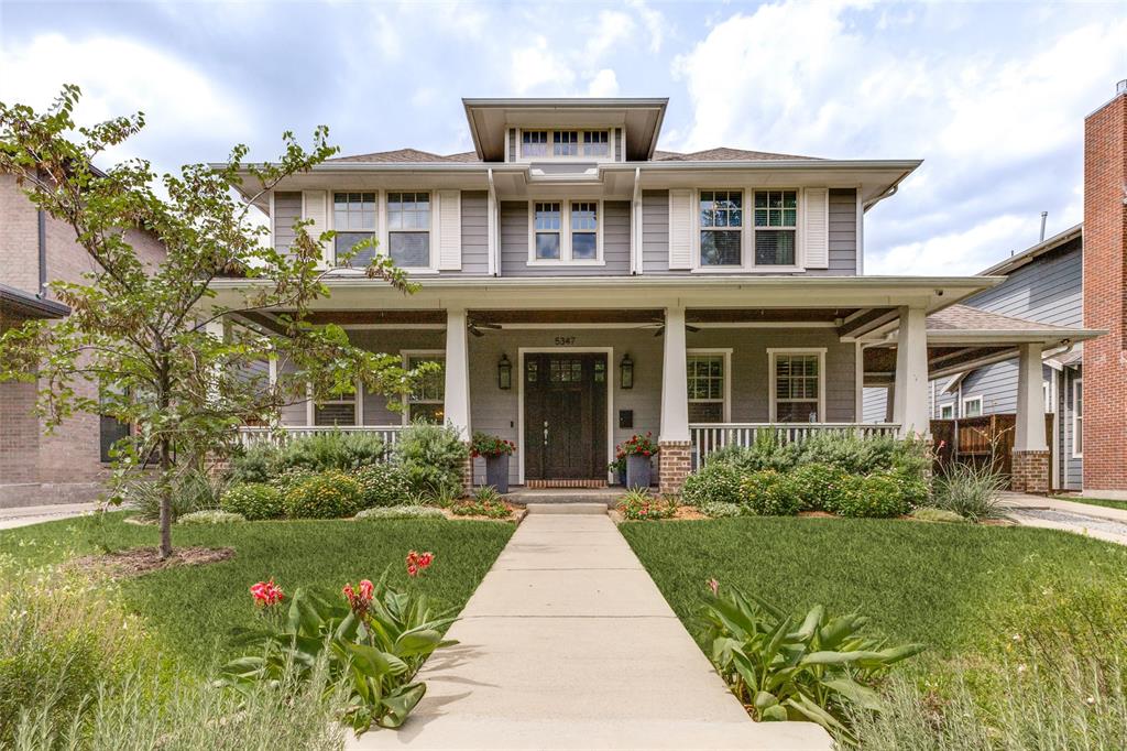 Stately situated on a nearly quarter-acre lot in the heart of Vickery Place, this beautifully maintained, custom built one-owner residence offers an exceptional blend of timeless design and everyday functionality. The personally designed floor plan is ideal for both entertaining and daily family living. It features four spacious bedrooms, four-and-two-half bathrooms, a dedicated office, two downstairs living areas, and a versatile upstairs bonus room. The kitchen is the heart of the home, complete with a walk in pantry, butler's pantry and breakfast room opening to the family room. Light-filled views lead homeowners to the expansive backyard as well as covered dual living spaces for dining and lounging by the outdoor gas fireplace. Upstairs, the private primary retreat offers a generous spa-style bath and oversized walk-in closet connecting to upstairs laundry. The wide lot allows for a side pore-cochere with dual electric gates leading to an additional 2 car garage. Come find yourself nestled mid-block on a family friendly street within walking distance of the vibrant shopping and dining destinations along Henderson Avenue and Lower Greenville.