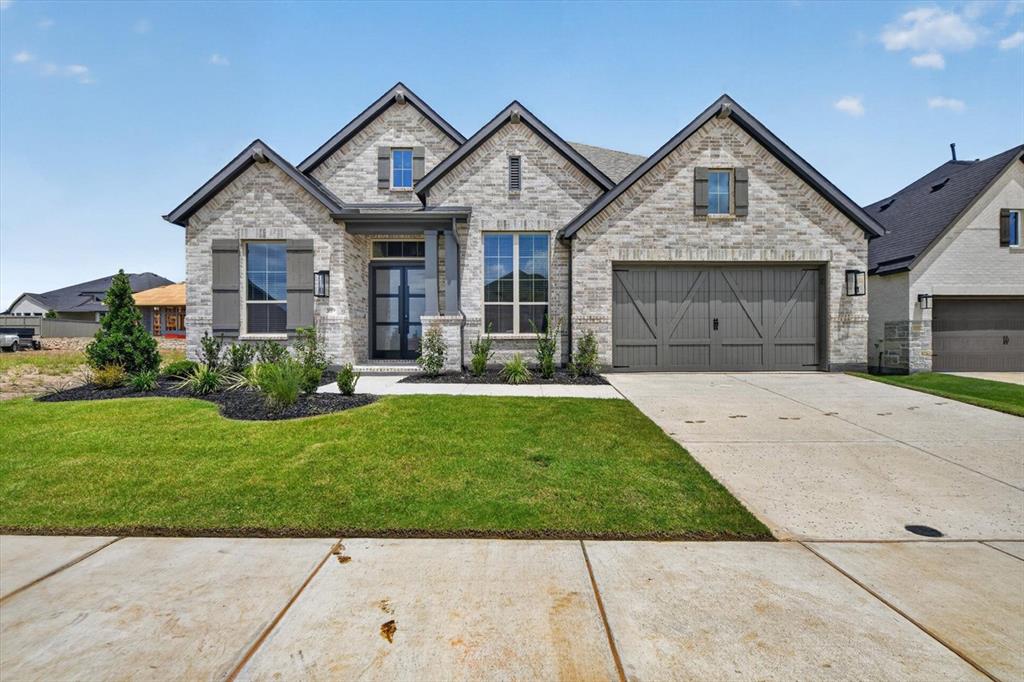 Award-winning Highland Home located in Pecan Square, this move-in-ready single-story 216 Plan offers 2,980 sq. ft. with 4 bedrooms, 4 full baths, and a powder bath, perfect for entertaining or hosting family events. The large kitchen with double island opens to a spacious family room featuring a wall of windows, while a cozy keeping room with fireplace, private baths for secondary bedrooms, an extended outdoor living area, and a 3-car garage enhance everyday comfort. Residents enjoy a Town Square–centered lifestyle with Jackson Hall, The Greeting House, The Arena, The Lawn, resort-style amenities, and abundant parks, blending small-town charm with modern Texas living.