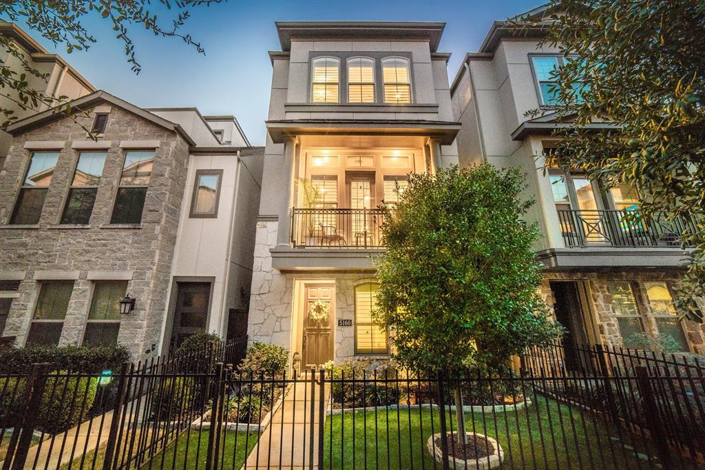 This immaculate 3-bedroom, 3.1-bath home offers 1,935 sq ft of thoughtfully designed space in one of Dallas's most sought-after locations. Every bedroom is a private ensuite retreat with custom California Closets, including a stunning primary suite featuring a tray ceiling, soaking tub, dual vanities, and glass-enclosed shower. Custom plantation shutters throughout add a polished, cohesive finish to every room. The open-concept main level flows effortlessly from the bright, airy living area into a chef's kitchen dressed in crisp cabinetry, beautiful countertops, subway tile backsplash, stainless appliances, and stylish pendant lighting, an entertainer's dream. Step out onto the charming balcony just off the living room. It's the perfect perch for your morning coffee or an evening unwind. The crown jewel? A spectacular rooftop terrace accessible via a charming spiral staircase, offering jaw-dropping panoramic views of the Dallas skyline. Whether you're hosting under the stars or soaking in the city lights solo, this space is pure magic. Outside, low-maintenance turf keeps the front yard looking pristine year-round and with HOA covering front yard upkeep, this home is ideal for busy lifestyles. The 2-car garage with overhead storage keeps everything organized and tucked away. Enjoy the community's resort-style pool and dedicated dog park just steps away. Perfectly positioned near Uptown, Lower Greenville, Knox-Henderson, and Downtown Dallas, you're minutes from the city's best dining, shopping, and entertainment. Urban energy, neighborhood charm, and luxury finishes... all in one stunning home.