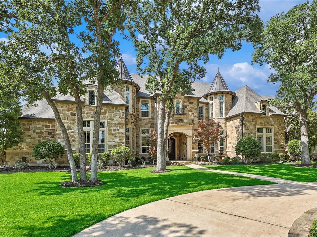 A beautifully landscaped estate with striking luxury features throughout. Renovations are just being completed including fabulous new white oak wood floors. Stunning chefs kitchen with marble countertops and backsplash, Thermador appliances, 2 dishwashers, warming drawer and built-in fridge. Wine room. Office. 1st floor guest, media room and exercise room. Spacious master suite. 4 water heaters, 4 ac units, play area. Upstairs a game room and three more ensuite bedrooms. Garage has massive amounts of enclosed storage. 3 giant attic storage spaces. Take in the breathtaking views of the pool from nearly every room with vast outdoor areas for entertainment. A truly remarkable opportunity awaits.
