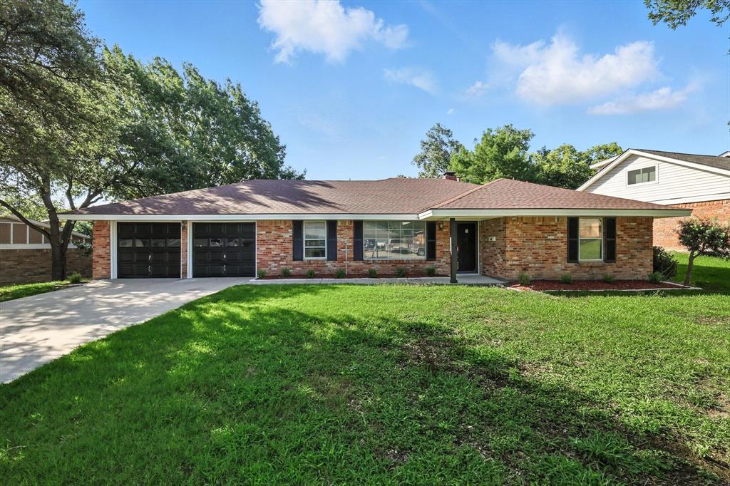 Updated, stylish, and ready to impress in Wedgewood. Set on an oversized lot in South Fort Worth, this refreshed home delivers clean lines, smart updates, and a modern feel throughout, all in an established neighborhood known for mature trees, larger lots, and easy access to major routes.

Light oak style flooring runs through the main living spaces, complemented by fresh neutral paint and recessed lighting that keeps everything bright and cohesive. The living room is anchored by a striking black brick fireplace with a natural wood mantel, creating a bold focal point without overpowering the space.

The kitchen is a true standout with crisp white cabinetry, quartz countertops, subway tile backsplash, matte black hardware and fixtures, and all new stainless steel appliances. A galley layout maximizes storage and prep space while keeping everything functional and streamlined.

The private primary suite offers a calm retreat with direct access to an updated bath featuring a walk in shower, modern tilework, black fixtures, and a dedicated vanity area. Additional bathrooms continue the clean aesthetic with quartz counters, updated lighting, and thoughtful finishes.

A covered patio overlooks the expansive backyard with room to entertain, relax, or play. Conveniently located near parks, shopping, and dining, with quick access to I 20 and I 35W for easy commuting. Fresh, modern, and FHA eligible, this Wedgewood home checks the boxes and then some.