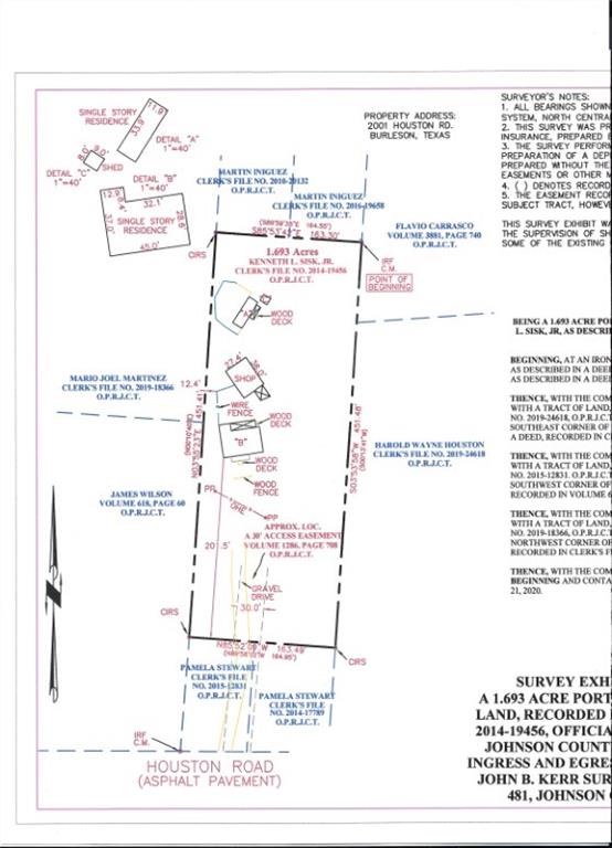 Prime 1.69-acre tract located in a rapidly growing area of Burleson, TX, offering excellent potential for a variety of uses including residential, commercial, industrial, or RV park development. With convenient access to major roads and nearby retail, dining, and established neighborhoods, this property is well-positioned for future growth. The mostly level terrain provides a great foundation for development, making it ideal for investors, builders, or business owners looking to capitalize on the area's expansion. Endless possibilities in a high-demand corridor.