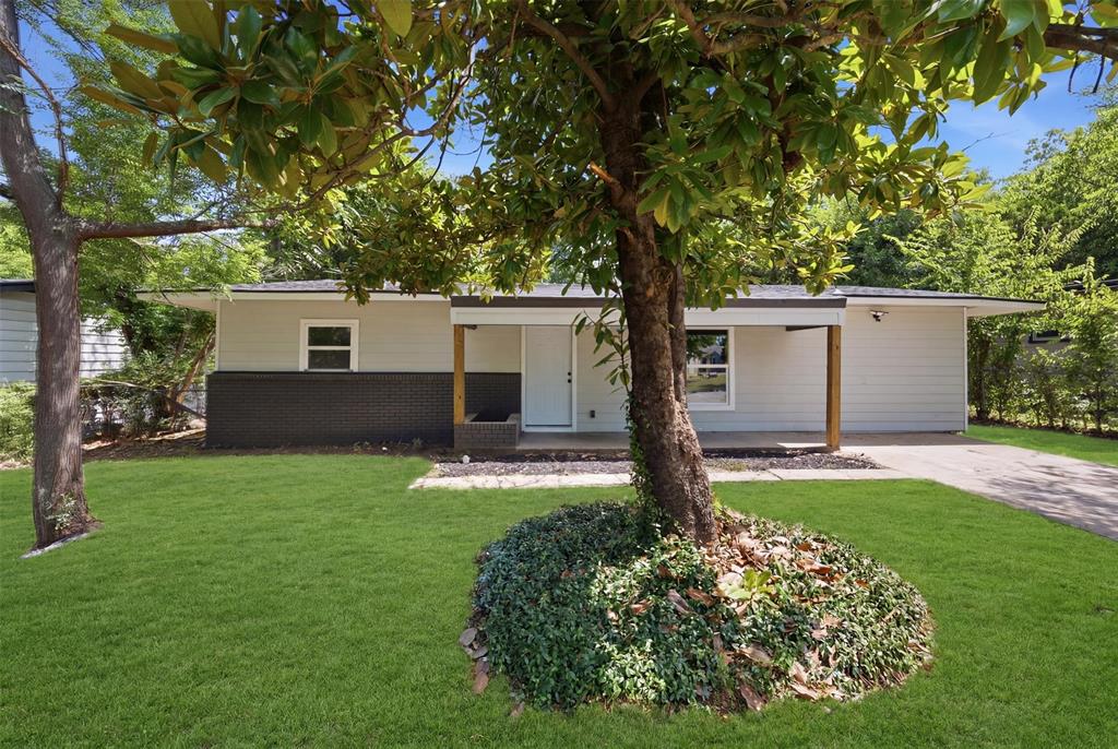 Welcome home to this stunning 4-bedroom 2-bathroom home! Completely move-in ready! As you drive up, you will be greeted by beautiful shady trees. This property includes a concrete driveway leading to your front door. Inside, the open-concept layout connects the living, dining, and kitchen areas, creating a comfortable and functional space for everyday living. Don't miss the beautiful quartz and gold finishes. You will also find 4 generously sized bedrooms, each with brand-new carpet and its own ceiling fan with a handheld control. You will also enjoy the fully updated restrooms that showcase modern touches with beautiful gold hardware.
In the backyard, you will find a fully fenced space that provides privacy for gatherings, along with a spacious shed.
New items in this home include a new roof, new HVAC, new water heater, new carpet, new flooring, new trim, new texture and paint, new restrooms, new kitchen with beautiful quartz countertops, and new cabinets! You do not want to miss your chance to see this one!