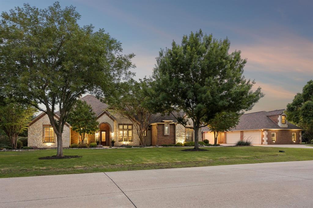 Check out this breathtaking estate situated in the serene landscapes of Lucas, Texas. This stunning Global Luxury property offers it all, 4,700sqft in the main home and a 1,372sqft bonus room. The home welcomes you into an expansive open floor plan where ample natural light dances through the windows, illuminating the exquisite detailing throughout. High ceilings and refined finishes emphasize the sense of spaciousness, while the gourmet kitchen is a culinary masterpiece featuring state-of-the-art appliances, custom cabinetry, and an oversized island perfect for entertaining. The adjacent living areas flow seamlessly, creating an ideal environment for modern living and effortless hosting. The primary suite is a private haven, boasting a luxurious spa-like bathroom with a soaking tub, dual vanities, and a two walk-in closet designed for the most discerning wardrobe. The split bedrooms ensure comfort and privacy for all. Step outside to discover your own private paradise. Spanning over two acres, the estate features a beautifully landscaped oasis with an incredible pool and outdoor living area that redefines leisure and entertainment. The vast grounds provide endless possibilities for recreation and relaxation. For the car enthusiast or hobbyist, the 7-car garage and separate shop offer unparalleled capacity and versatility, providing a space for every venture and passion. Easily convert the airconditioned bonus room into a 1300sqft casita for multigenerational living. This property's impressive scale and extraordinary features position it as a rare gem in the Lucas real estate market.