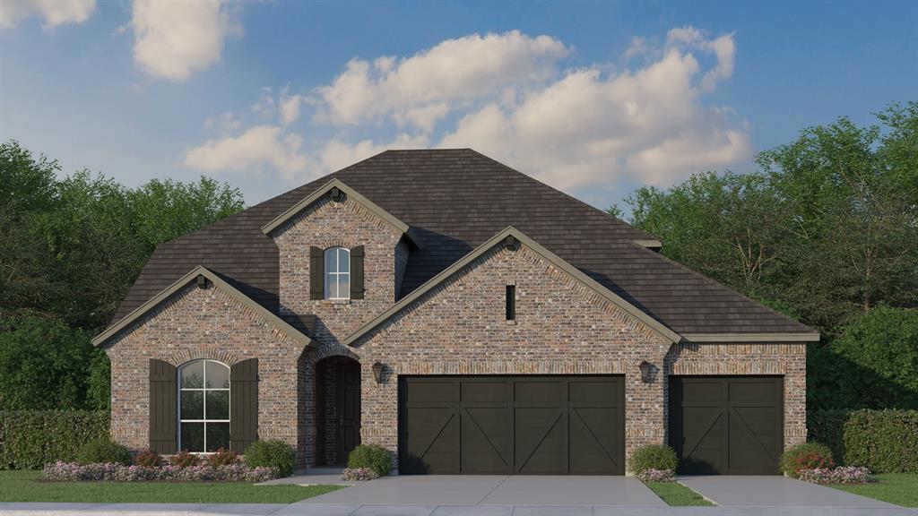 This floor plan is one of our best designs, featuring 3283 sf with 4 bedrooms (2 ensuite bedrooms, 1 down and 1 upstairs), 4.5 bathrooms, study, game room and media room. As you step inside, wood floors lead from the entry through the spacious open floor plan that brings the kitchen, dining and living areas together, creating a beautiful place for gatherings. The chef inspired kitchen has stainless steel appliances, custom cabinetry, upgraded quartz countertops and lighting. The first floor main bedroom features an ensuite bathroom and a spacious walk-in closet. The second downstairs bedroom boasts an ensuite bath perfect for a guest's visit or a live in relative. The second floor has 2 bedrooms, one with an ensuite bathroom. The game room and media room are designed to provide hours of fun for the entire family. Upgrades include an open rail at the game room, 8' doors downstairs, a fireplace in the family room and beautiful design elements throughout. With a 4-car tandem garage and beautiful painted brick exterior while all on a Northwest facing lot, this could be your dream home!