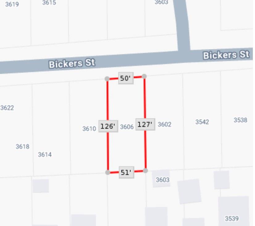 Wonderful vacant lot in West Dallas. Great location within minutes to the airports and downtown. Swing by today!...Bundled with 3542, 3634, and 3603 Bickers Dr.