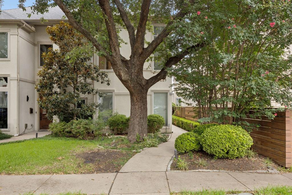Welcome to this inviting townhome located at 5609 La Foy Boulevard, offering a practical blend of comfort and convenience in the heart of Dallas. This residence provides an excellent location while maintaining a sense of privacy and quiet. Inside, you will find a freshly painted interior and a bright, functional open floor plan.

The main living areas are designed to impress, boasting soaring tall ceilings and windows that flood the home with beautiful natural light. The thoughtfully designed layout features spacious room sizes, ensuring you have ample room for both comfortable daily living and entertaining guests. Whether you are hosting friends in the expansive living area or preparing meals in the kitchen, the effortless flow of this home creates a welcoming, airy atmosphere.

Uniquely tailored for flexibility, this layout includes a highly desirable bedroom and full bath downstairs. This private main-level suite is perfect for hosting guests or serving as a quiet home office away from the upstairs quarters. Upstairs, the spacious primary suite serves as a true retreat, offering a balcony, fireplace, and a spa-like en-suite bath designed for ultimate relaxation.

Step outside to discover your own private outdoor patio. The property features a relaxing hot tub offering the ideal spot to unwind after a long day. With its thoughtful layout and generous proportions, this property is an extraordinary place to call home. Experience Dallas living at its finest—schedule your private tour today!