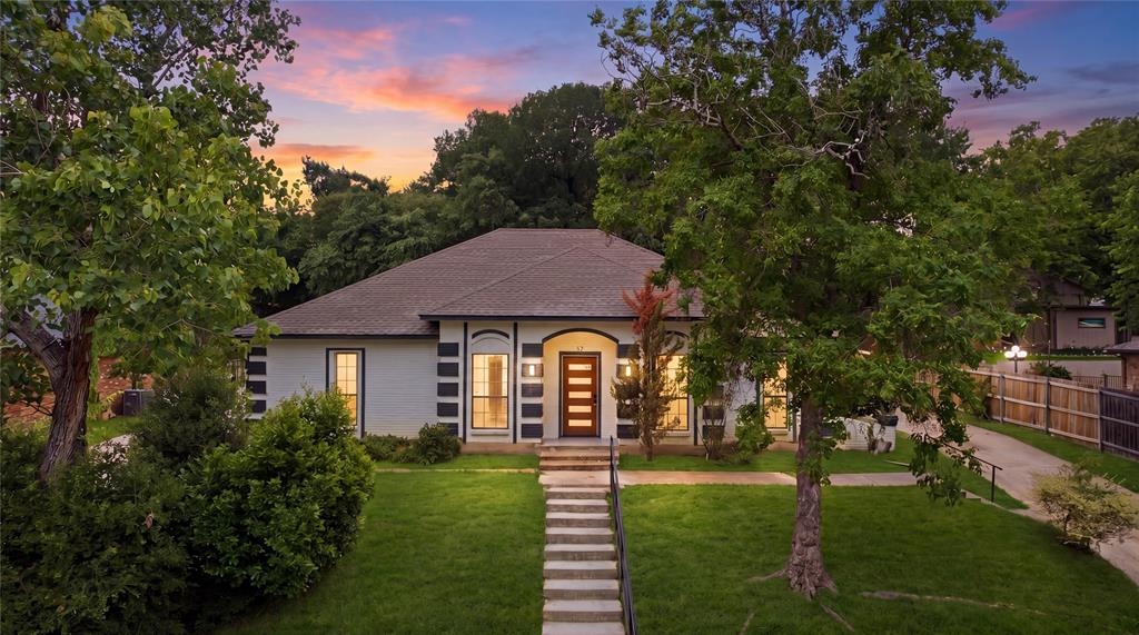 **Seller offering 5k Concessions** Completely remodeled and fully renovated, this stunning Hurst home combines modern luxury with timeless design. Featuring high ceilings, an open concept layout, and luxury finishes throughout, this home was thoughtfully remodeled from top to bottom. The brand-new kitchen included custom cabinetry, quartz countertops, designer backsplash, stainless steel appliances, and sleek modern fixtures. Both bathrooms have been beautifully remodeled with spa inspired finishes and custom tile work. Enjoy brand-new flooring, fresh interior and exterior paint, updated lighting, a brand-new AC system, newly replaced roof, remodeled garage, brand new windows, and newly built exterior stairs. The spacious living area centers around a striking custom fireplace and flows seamlessly into the dining and kitchen spaces, creating the perfect setup for entertaining. Step outside to your private backyard featuring a fully renovated pool. The large driveway and beautifully updated exterior make a lasting first impression. Located in a desirable established neighborhood near shopping, dining, and major highways, this move-in-ready home offers luxury finishes, designer style, and exceptional attention to detail throughout.