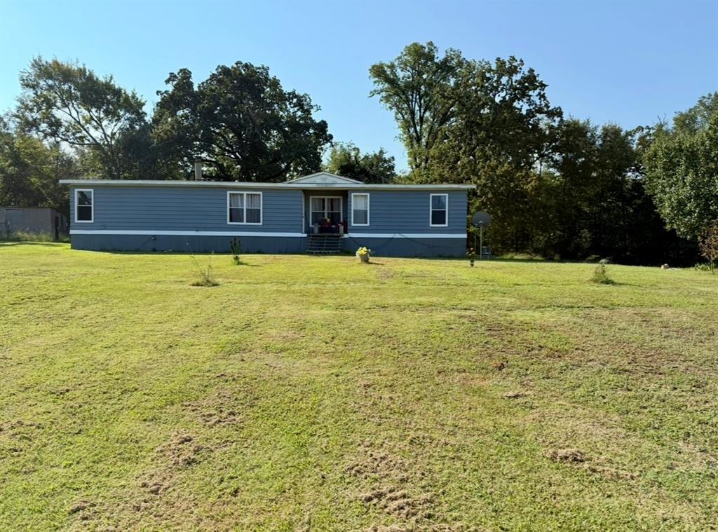 This is a great 3 bedroom 2 bath mobile home sitting on 1 acre in Edgewood ISD. They have done so many great upgrades including, sheetrock, flooring, painting, doors, windows all on a beautiful 1 acre lot with great views on a nice county road. This home is priced right and is a must see!!