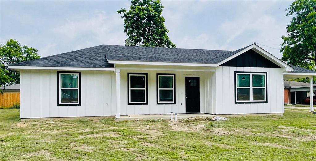 Beautiful farmhouse style new construction with a spacious open floor plan. This 3 bedroom, 2 bath home offers a private primary suite separated from the additional bedrooms for added comfort. Situated on an oversized corner lot, the property features a welcoming front porch and a layout designed for both everyday living and entertaining. Conveniently located near shopping and restaurants, this home offers the perfect blend of style, space, and location ready for you to make it your own.