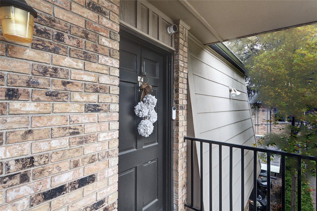 Location, Location, Location, that's right sometimes location is everything especially in this highly sort after Dallas Community, Get This One Before It's Gone!  This move-in ready home comes furnished with a Living Room Set, Dining Set, and All Stainless-Steel Kitchen Appliances including Stainless-Steel Double Door Refrigerator will convey with home. Buy this Condominium while interest rates are low and treat yourself to Homeownership in 2026!  This Desirable Dallas location has easy access to 75, The Toll, and everywhere else in between, as well as all the Great Shopping, Dining and Entertainment, such as the Galleria in Dallas, NorthPark Center, Central Market, and Studio Movie Grill makes for a great night out that's all nearby. The living room has plenty of open space for today's modern living and is great for providing an ideal space for Game Nights, Entertaining Guests, or just relaxing after a long hard day. This well maintained 2-bedroom, 2-bath home features Luxury Vinyl Plank floors throughout, tile in wet areas, a well-appointed kitchen with new granite countertops, new cabinets, subway tile backsplash, and decorative lighting. The remodeled bathrooms have new Granite countertops, cabinets, fixtures and decorative tile giving you that peace and serenity after a long hard day or can make you feel energized to hit the ground running in the morning. And again, All Stainless-Steel Appliances' including refrigerator will convey with property, as well as the State-of-the-Art Security Monitoring System, you will just pay for a monitoring service at your expense.