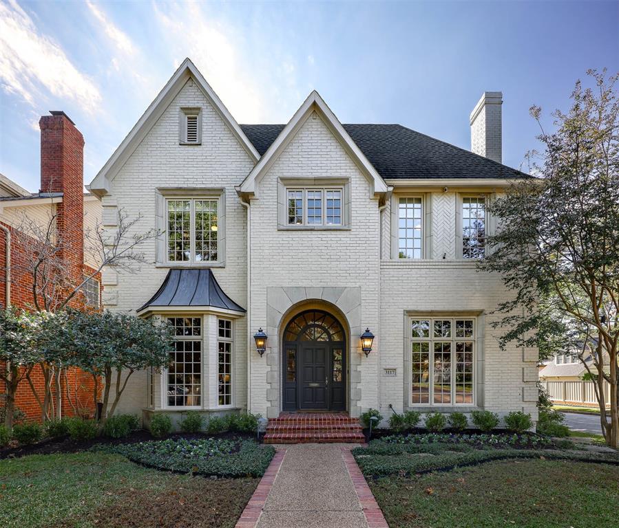 Beautifully crafted home situated on a corner lot in Highland Park that offers classic curb appeal. This residence boasts a spacious open floor plan, high ceilings, rich hardwood floors, and abundant natural light throughout.

As you enter the home, the light filled foyer opens to the formal living room and dining room. The expansive kitchen equipped with stainless steel appliances and updated countertops seamlessly flows into both formal and casual dining spaces. The main living area in the back of the home opens to a landscaped backyard space with a covered patio perfect for entertaining or relaxing.

Upstairs, the oversized primary suite is a retreat of its own with an ensuite bathroom, dual vanities, a soaking tub, and two spacious walk-in closets. The additional bedrooms each feature an en-suite baths and ample closet space. The property also includes a bar area off the kitchen and a dedicated home office on the first floor. 

With its prime location and thoughtful floor plan, 3117 Drexel Drive is a must see!