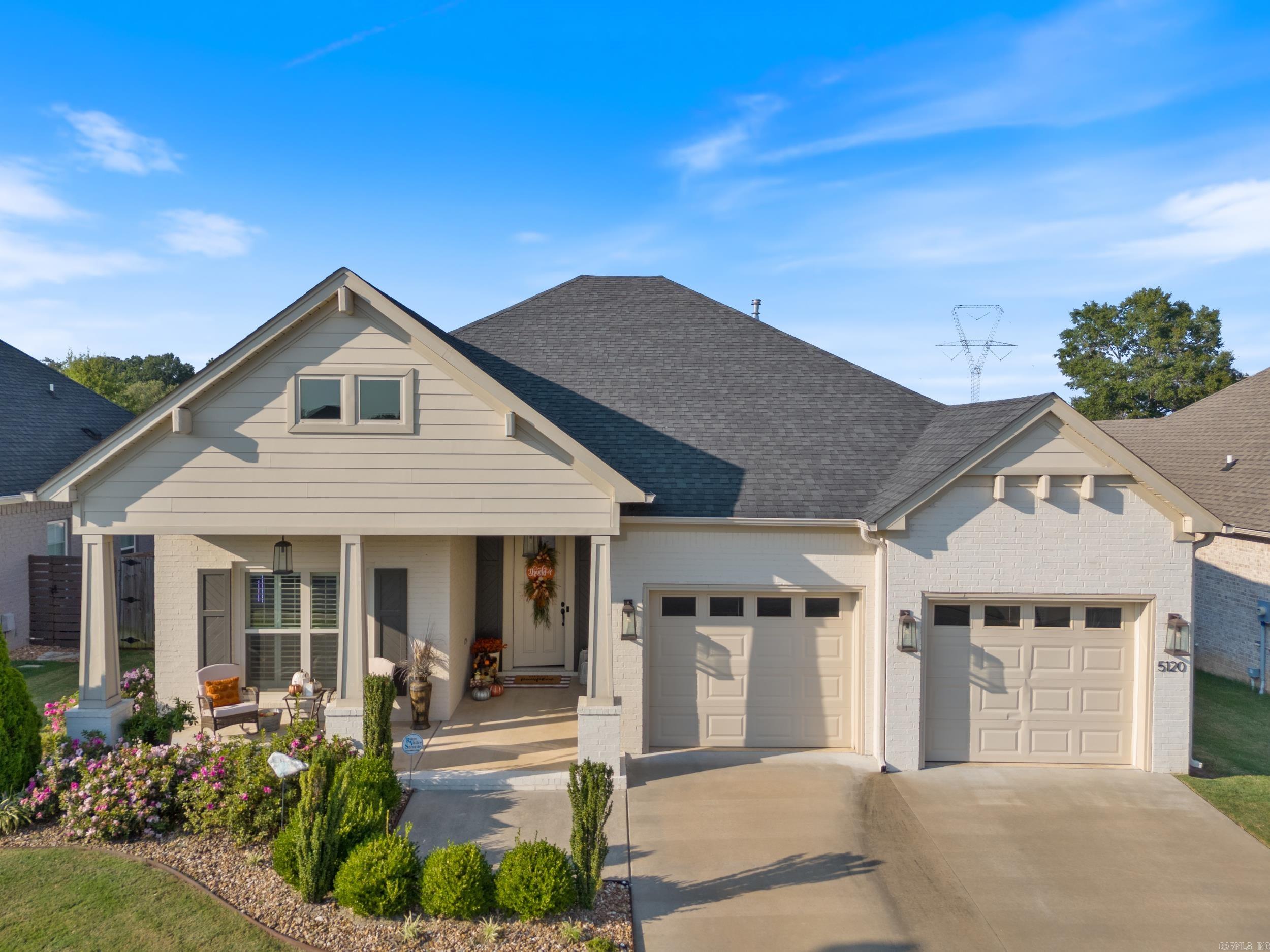 Beautiful 3 bedroom home with office in West Conway's desirable Castleberry Meadows neighborhood! This spacious home features a wonderful open floor plan perfect for entertaining. The grand foyer opens into a large living room with gas fireplace. The kitchen is a chef’s dream with a huge center island, stainless appliances, custom cabinetry, pantry, coffee bar, tons of storage, and a large dining area. High-end finishes and updates including granite countertops, plantation shutters throughout and lawn sprinkler system. The primary suite is large enough for a sitting area and the primary bath features, double sinks, oversized walk-in tiled shower, and walk-in closet. The guest bedrooms are a great size with large closets and a shared hall bath with double sinks and tub/shower combo. Separate office area with built-in desk and cabinetry. Screened in back porch, nice patio, fully fenced back yard. Won't last long! Schedule a tour today. Agents see remarks.