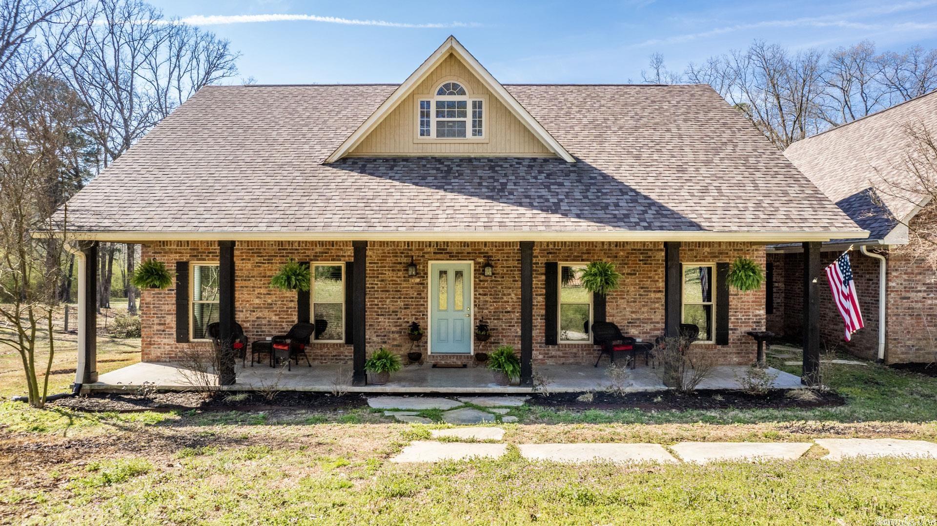 Live your serene country life on the Little Maumelle River yet still so close to West Little Rock! Come see this peaceful retreat on approx 9.4 acres, main house has 2,952sf and guest house(in-law quarters or office) has 1,296sf (2 beds, 1 ba, den & kitchen) and attached shop or equipment storage! Many updates include new windows, new countertops, new appliances, new paint and newly remodeled primary bath. Full house generator and storm shelter.  Crawlspace completely encapsulated, screened in porch and lovely covered deck. This is an excellent home for entertaining!