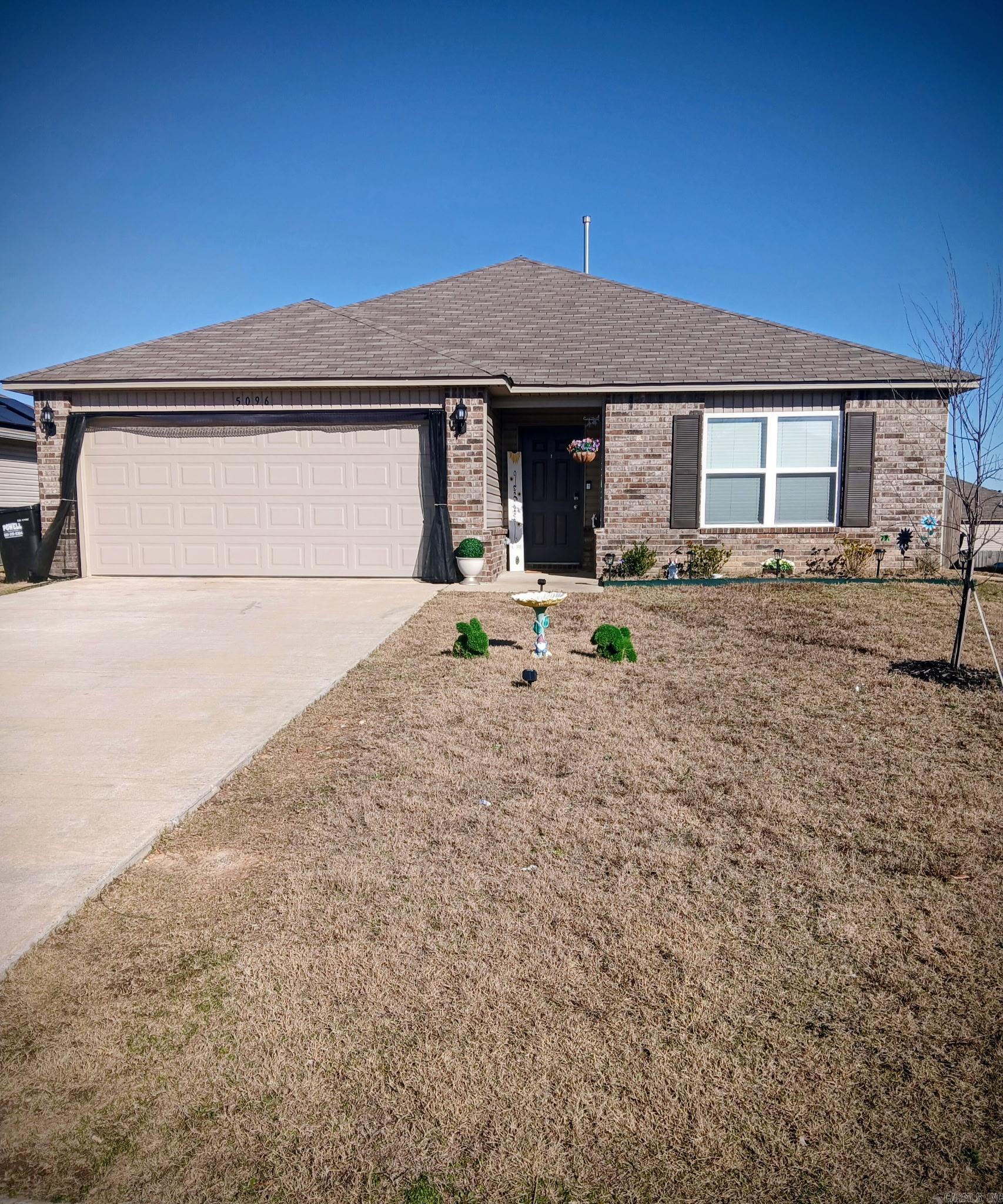 Nearly new 3 bedroom, 2 bath home offering modern construction in a quiet, country setting. Open floor plan with functional living and dining space. Kitchen includes refrigerator that conveys with the home for added convenience and move-in ease. Primary suite features private bath and generous closet space. Two additional bedrooms offer flexibility for guests, hobbies, or office space. The fully fenced (recently reinforced and weatherized) private backyard is ideal for pets, play or enjoying the grill and fire pit. HVAC has been well maintained and has recently received its winter service. Seller to pay up to $5000 in buyers closing costs with acceptable offer. Step right in to this home that is ready for its next chapter!