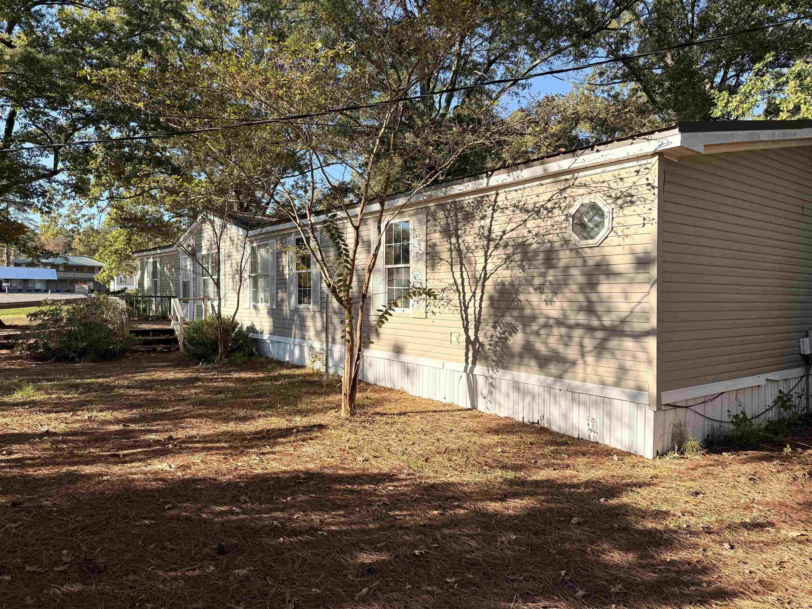 3-bed, 2-bath double-wide mobile home on a spacious lot just off Hwy 425 N in Monticello, AR. Rural setting with full length back wood deck, great for comfortable living!