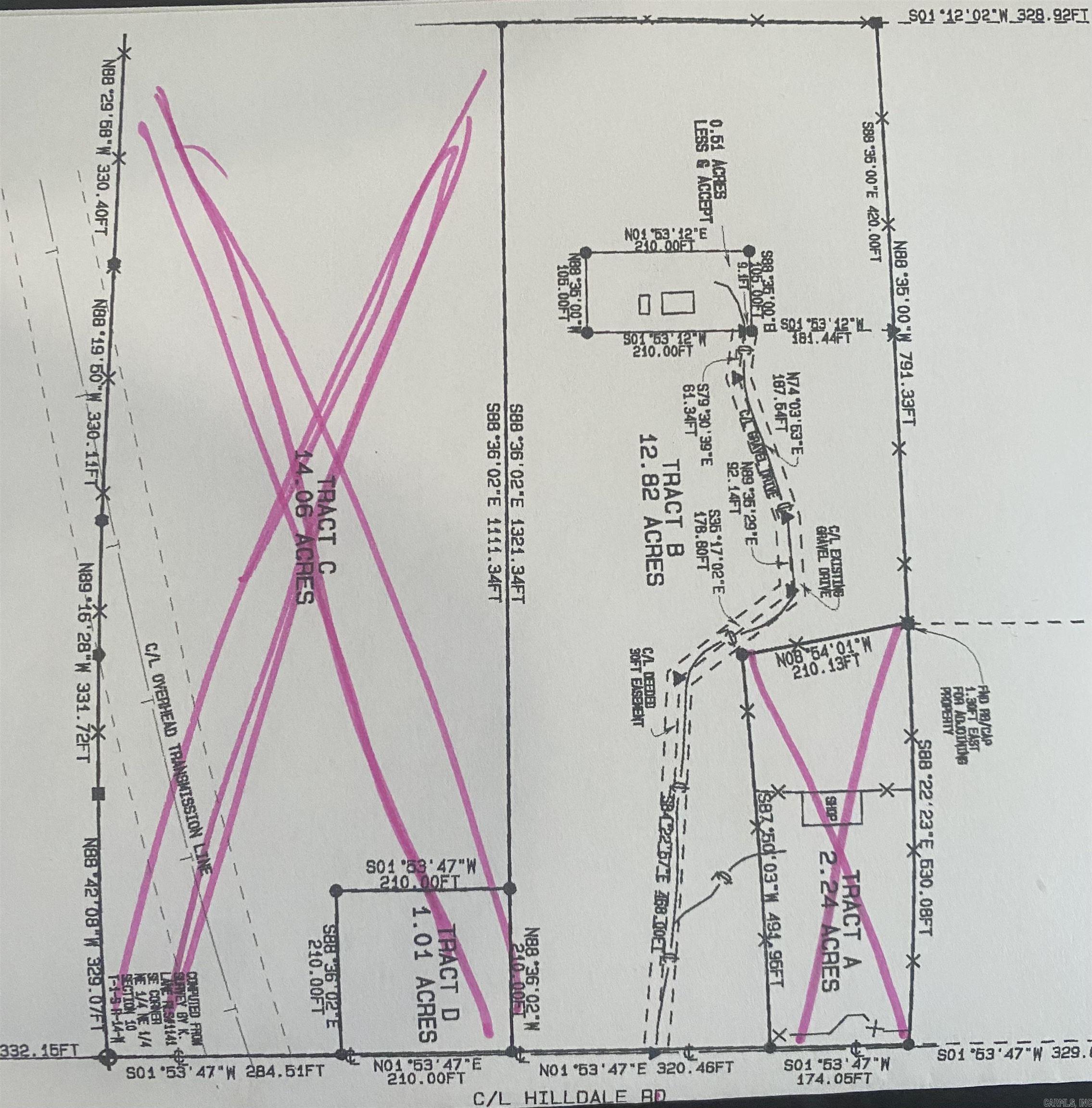 LAND FOR SALE ON HILLDALE ROAD!! $38,000 PER ACRE!   Acreage to be determined.. Estimated around 6 acres. Surveys on file  PER ACRE!!