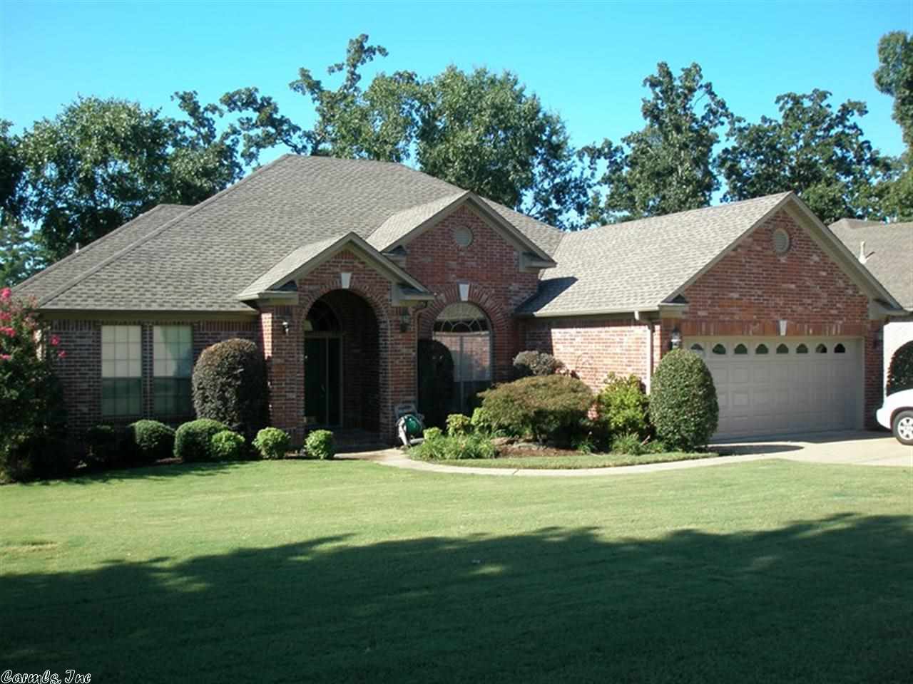 Super well maintained home, full brick exterior, vinyl siding on eves, 4 bedrooms, 2.5 bathrooms, spacious great room, formal dining currently used as office with 12' ceilings, split floor plan, gas log fireplace, quartz slab countertops in eat-in kitchen. Laundry with sink, hidden ironing board and cabinets. Beautifully etched concrete patio has brick stairs to lawn & accents ~ brick boarders entire patio- great seating area, over the top landscaping, backyard is an incredible oasis.
