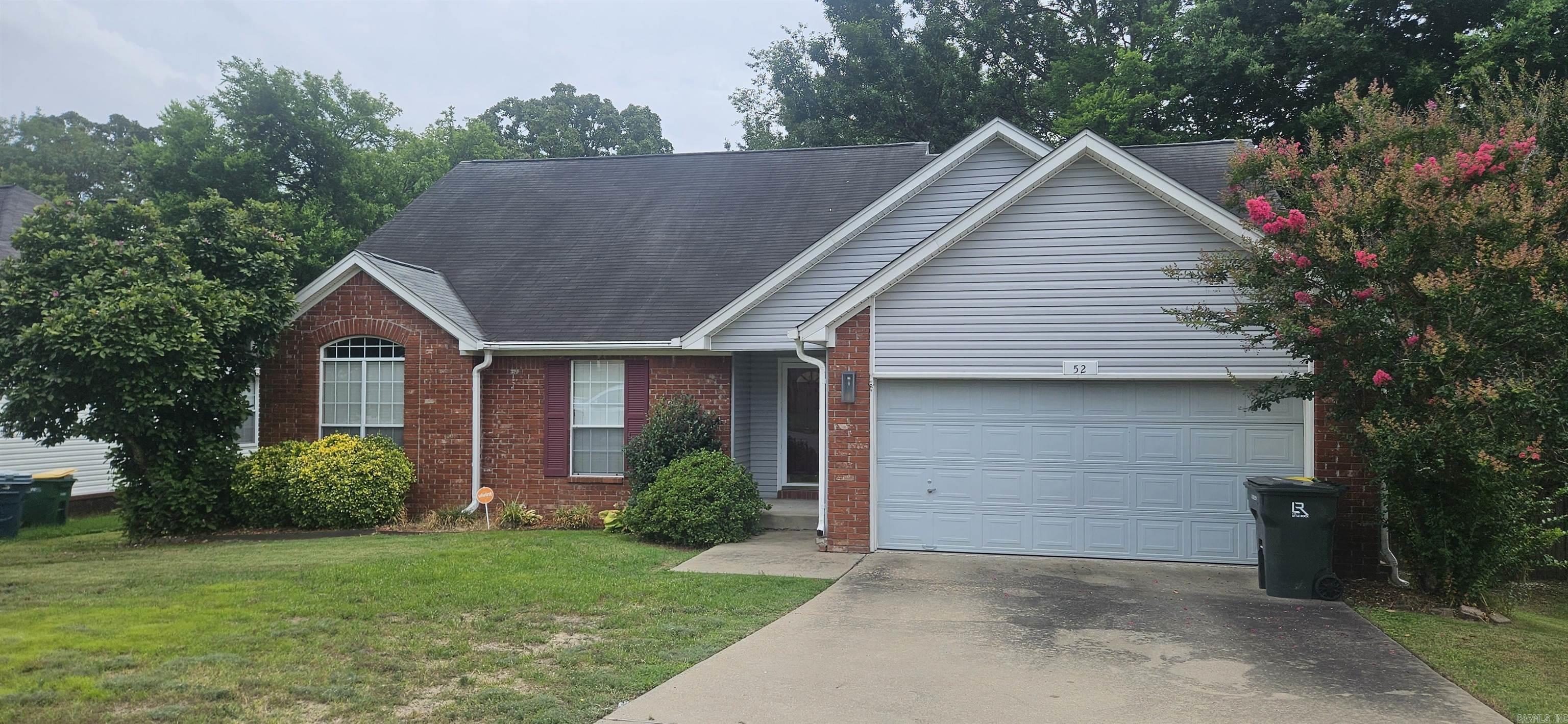 For Rent! 3 br / 2 ba house with Office in West Little Rock. This is a NON-Smoking home. The kitchen is furnished with an electric stove, fridge, dishwasher, disposal, and microwave. This beautiful home also includes a large deck and patio area, fenced yard, storage, gas fireplace, hardwood/carpet/tile floors, walk in closets, a double pantry, central heat and air, blinds, tray ceilings, washer and dryer connections in a separate utility closet, and a dining room. Pets may be considered
