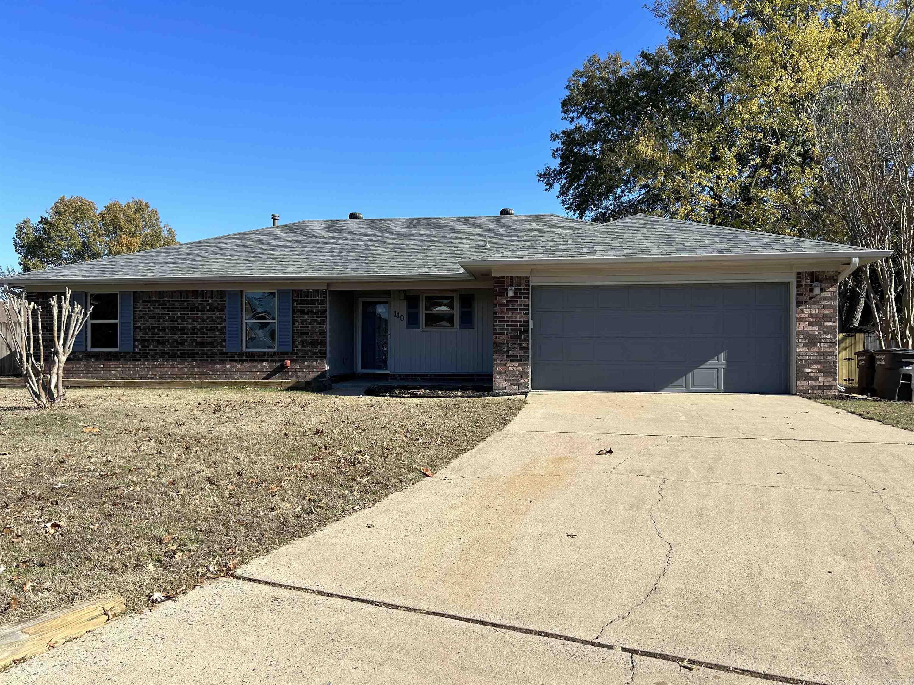 Completely update house with open floor plan super size den with fireplace open to a wonderful kitchen with breakfast bar granite countertops and new backsplash new cabinets in kitchen with all new stainless appliances,RECESSED lights added thur out the house in all rooms .Luxury plank floors Thur out .Extra dining area with eat in kitchen or would make a great office .Both Bathroom have been updated M/ Bath has a fabulous walk in shower .This house has lots of extra storage and m/bedroom has a big walk in closet .A Brick exterior Fenced backyard and house sits at the end of a cul de sac .This one is ready to move into all the repairs have been made