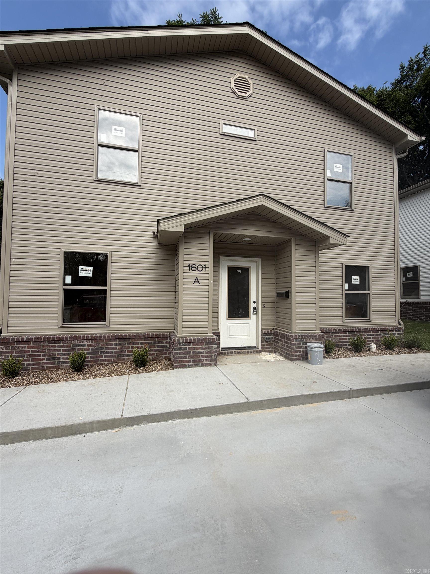 Brand-new construction duplex at 1601 Orange Street in North Little Rock, offering an excellent opportunity for investors or owner-occupants. Each thoughtfully designed unit features a modern, functional floor plan with stylish finishes, durable flooring, spacious living areas, contemporary kitchens, and comfortable bedrooms. New construction provides the benefit of low-maintenance ownership, energy-efficient systems, and updated materials throughout. Live in one unit while leasing the other, or add a newly built income-producing property to your investment portfolio. Conveniently located near downtown North Little Rock, the Argenta Arts District, shopping, dining, schools, and major transportation routes.  Approx 45 days from Completion.